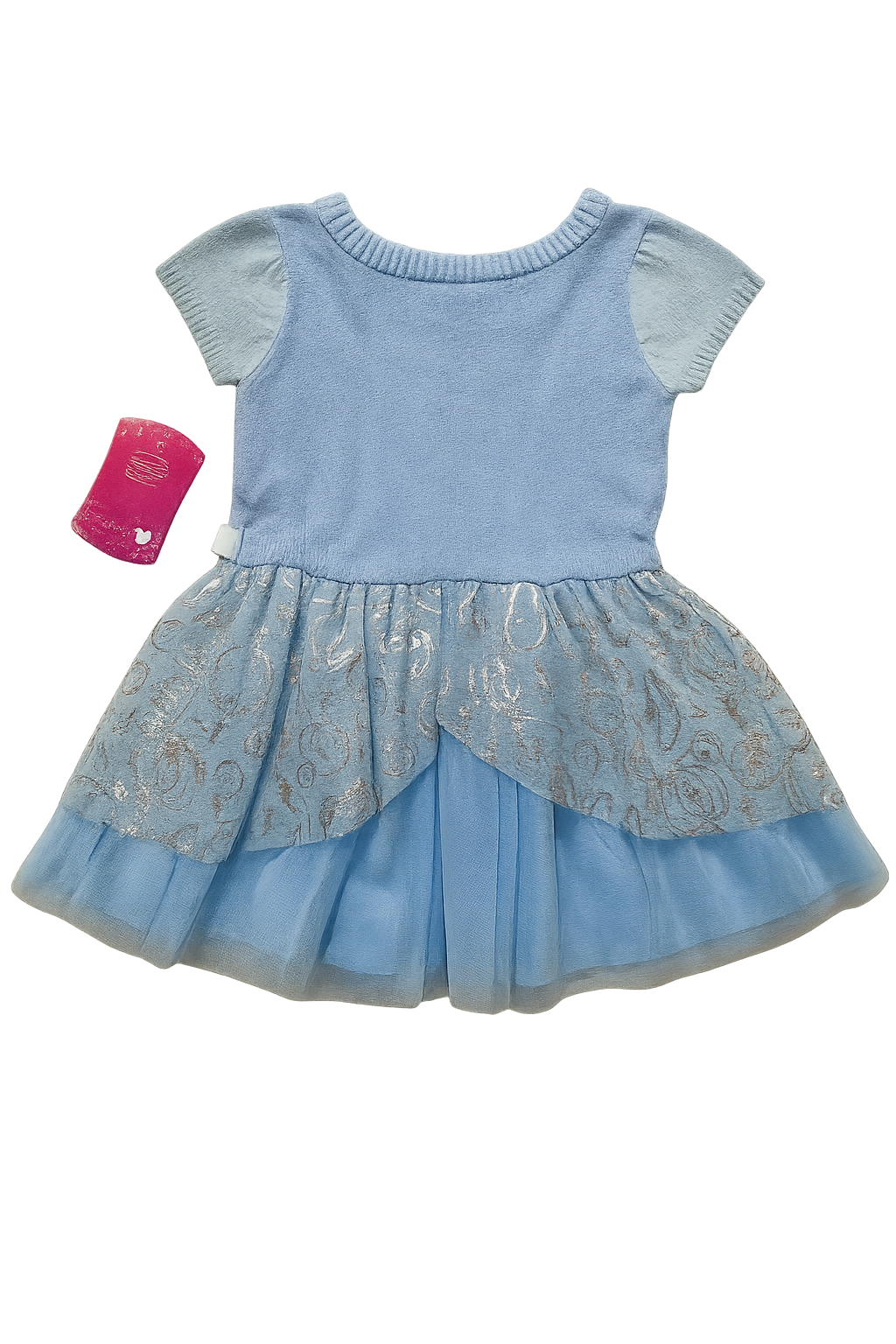 Disney Toddler Girl Cinderella Cosplay Sweater Dress 2T 40785
