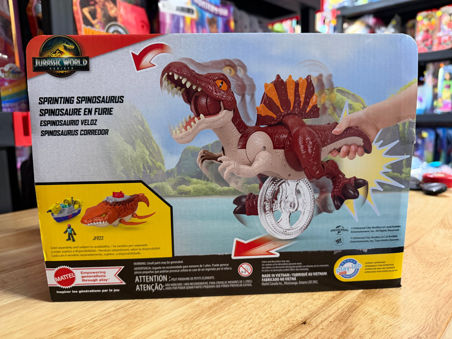 Imaginext Jurassic World Rebirth Sprinting Spinosaurus Dinosaur 30391