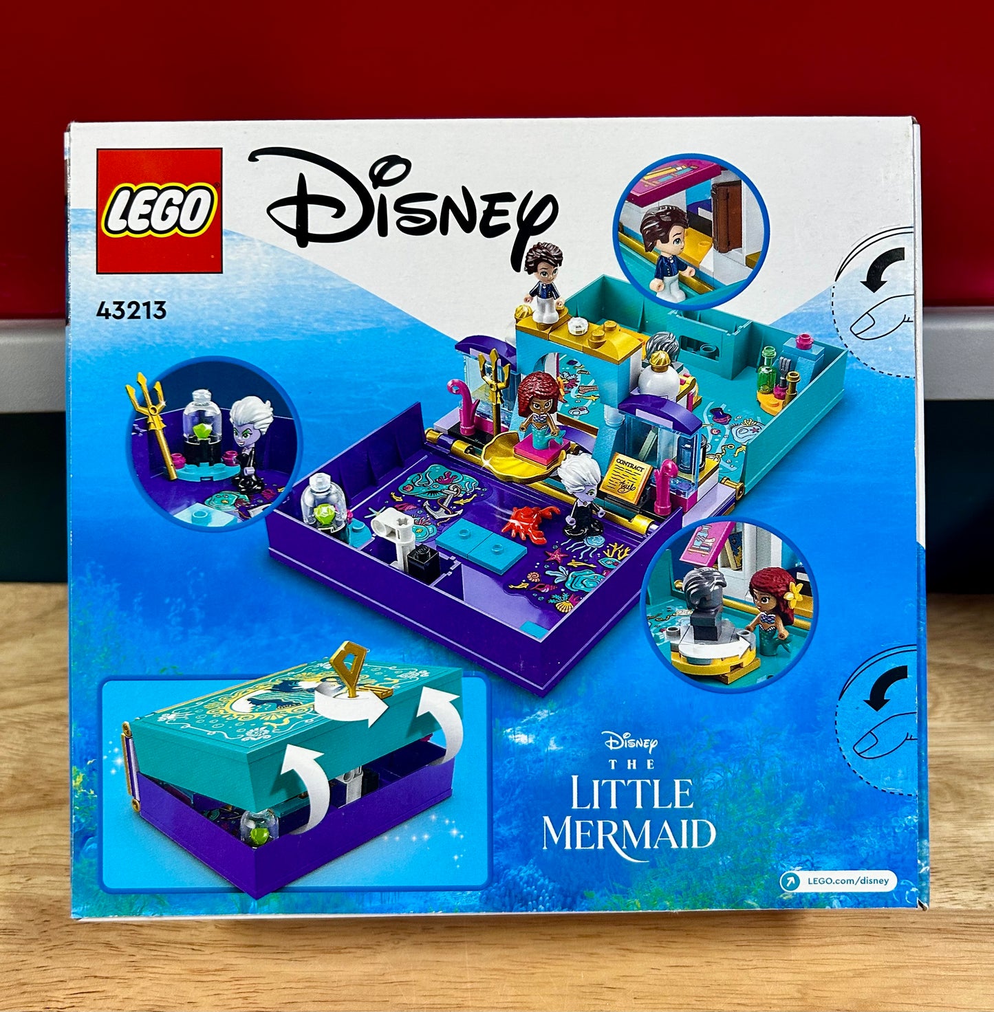 Lego 43213 The Little Mermaid Story Book Set 37843
