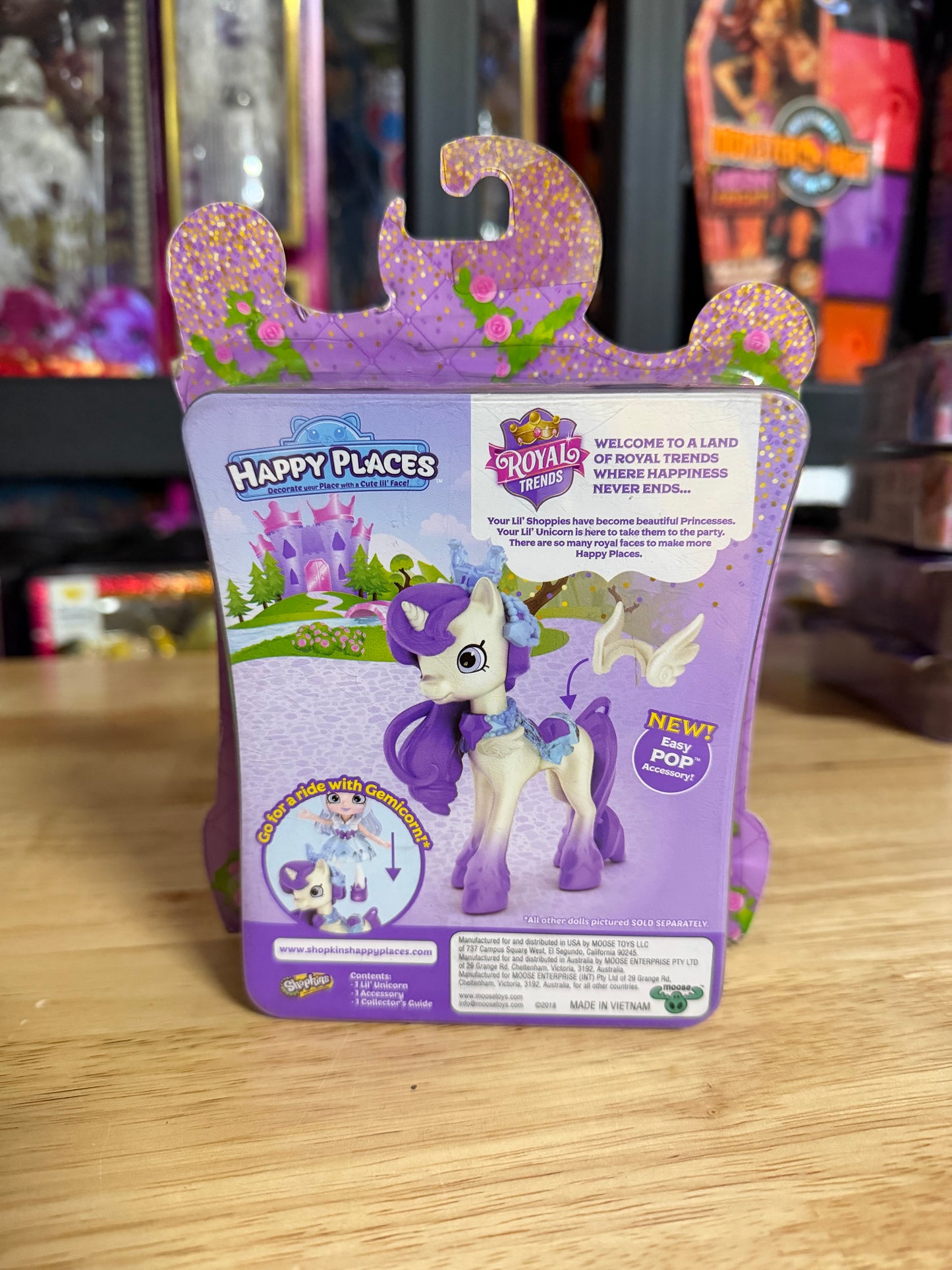 Shopkins Happy Places Royal Trends Gemicorn 3.5” Doll 57575