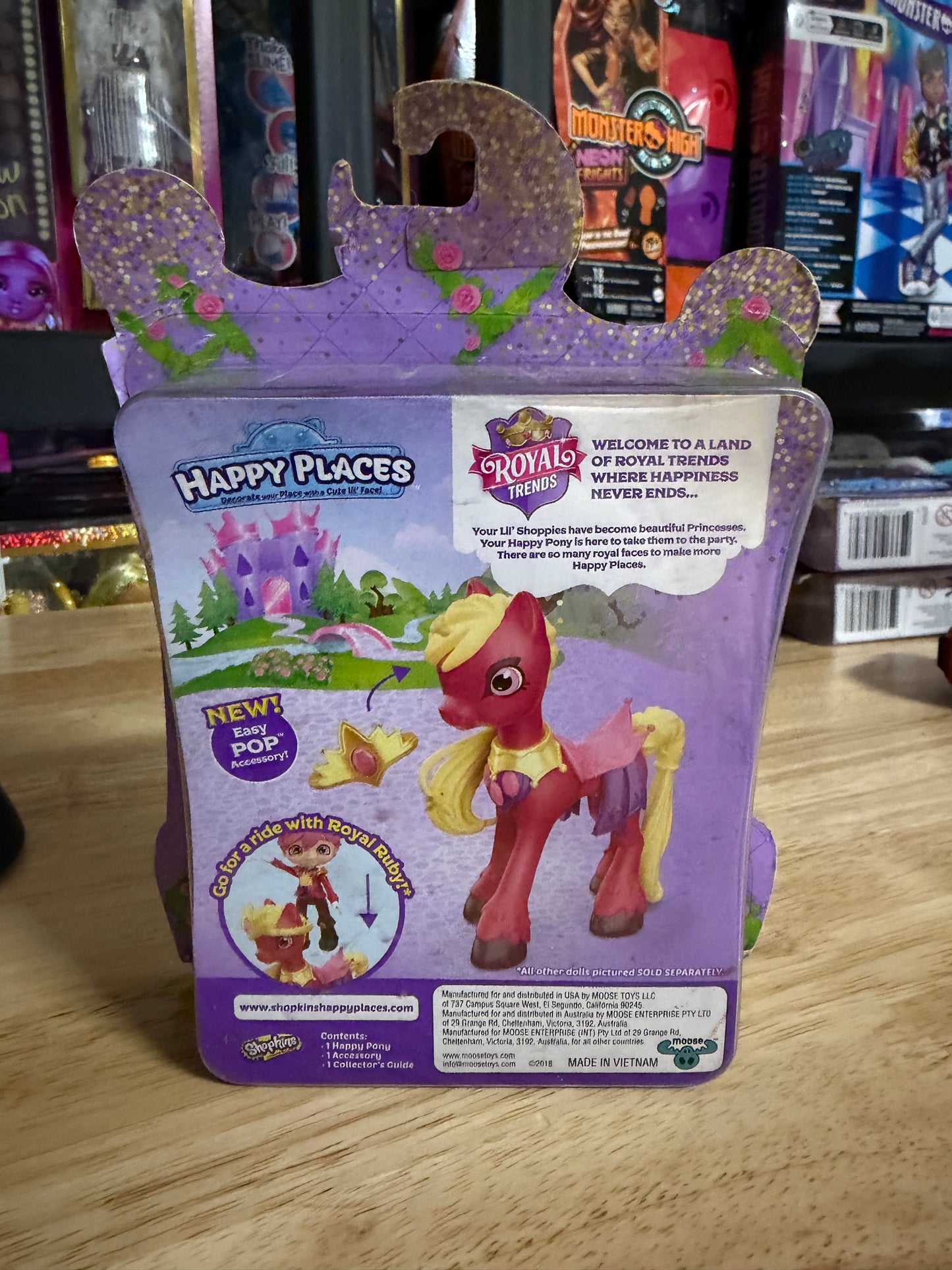 Shopkins Happy Places Royal Ruby 3.5” Doll 57575