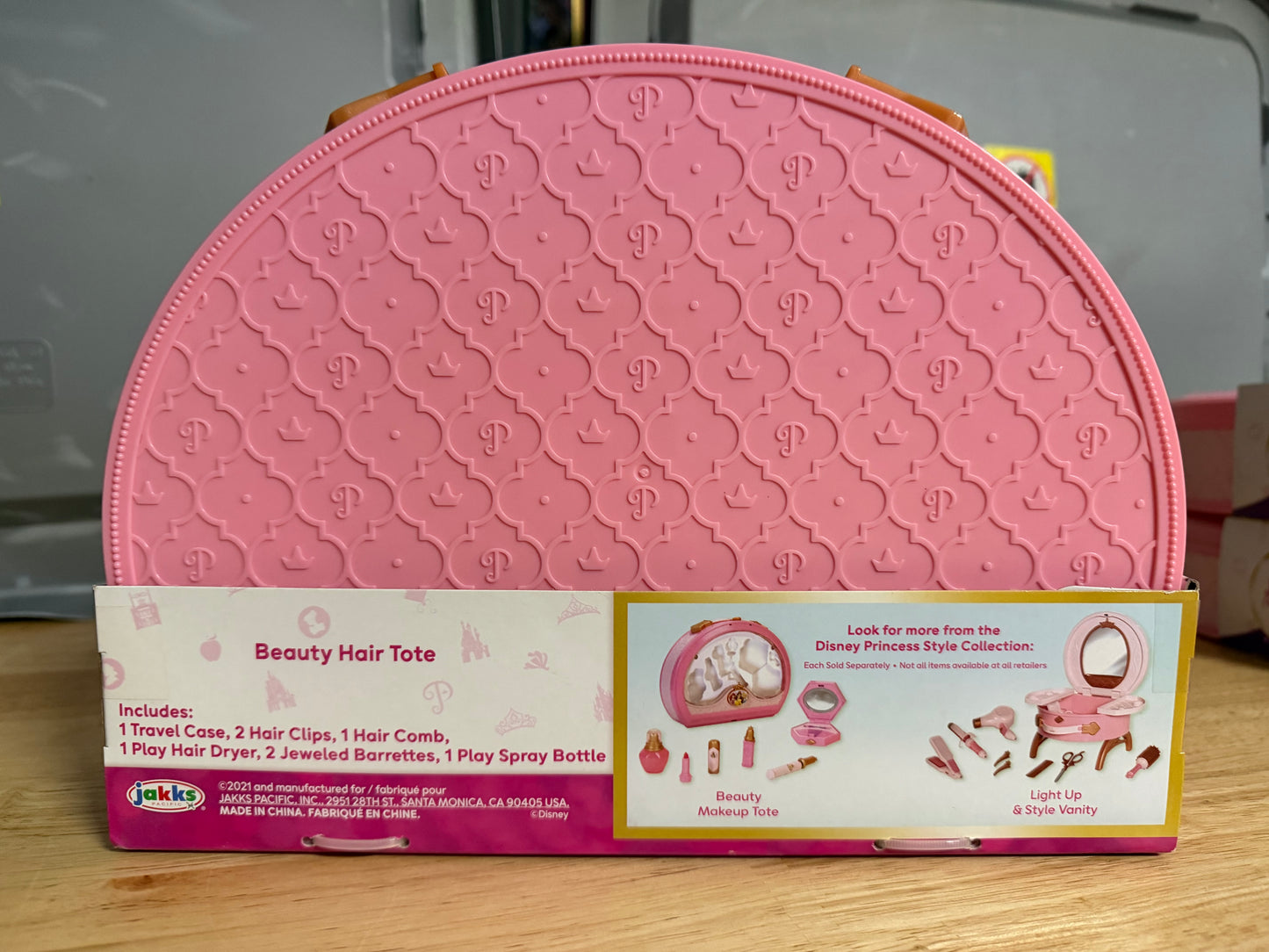 Disney Princess Style Collection Beauty Hair Tote with Hair Play Accessories 21475