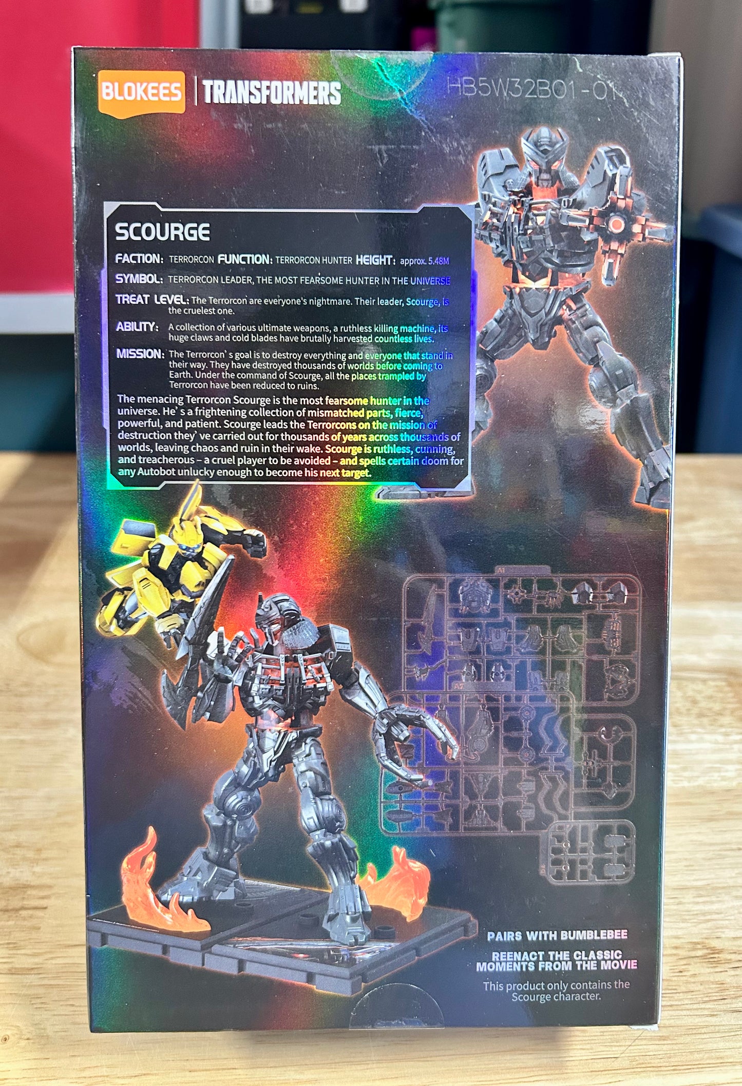 Blokees Transformers Classic Figure 03 Scourge 00833