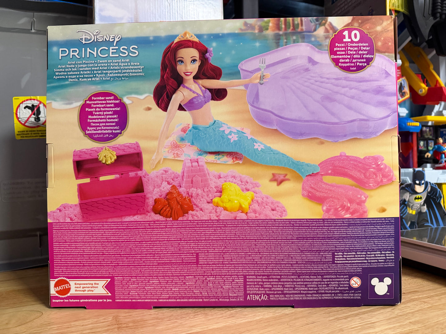 Disney Princess Ariel Doll & Pool Set with Moldable Sand 21107