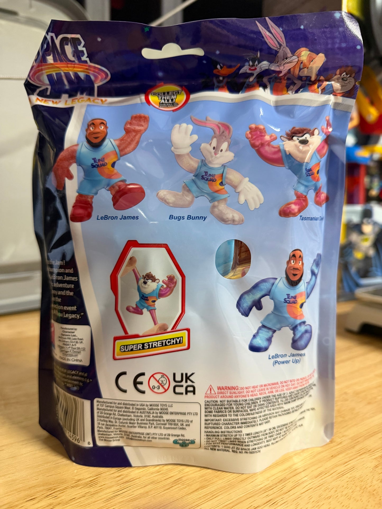 Space Jam: A New Legacy Stretchy Goo Filled Action Figure Tasmanian Devil 14596