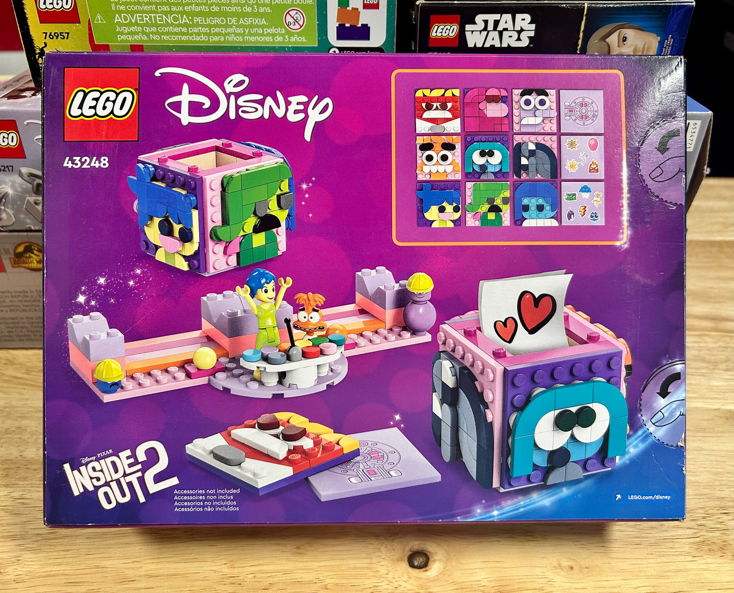 LEGO 43248 Disney Pixar Inside Out 2 Mood Cubes 390088