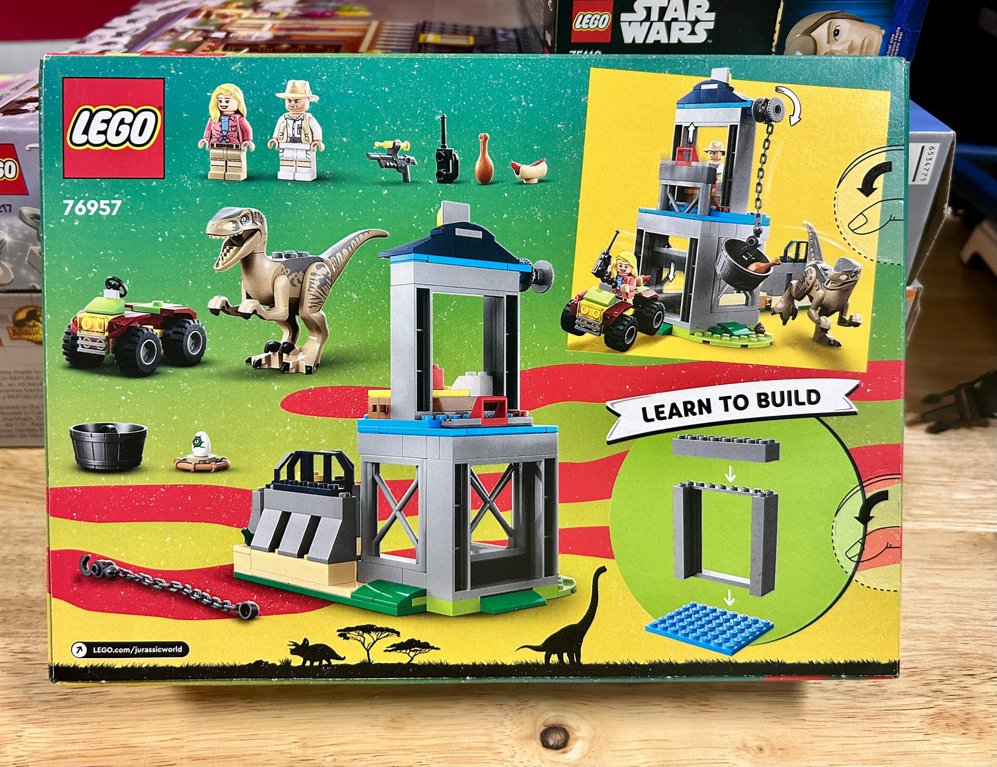 LEGO 76957 Jurassic Park 30th Anniversary Velociraptor Escape 377485