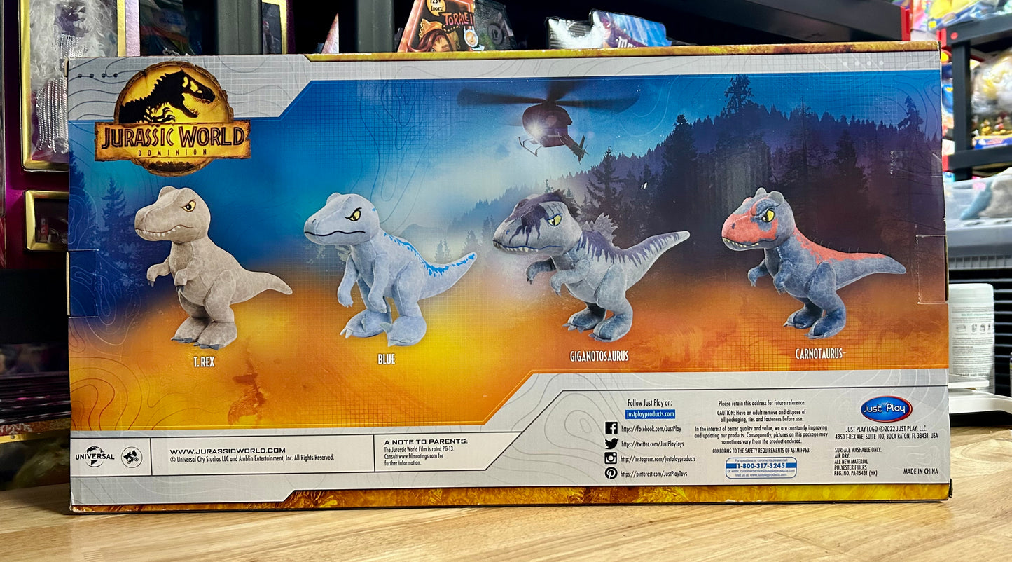 Jurassic World Plush Stuffed Animals Dinosaur Collector Set 27427