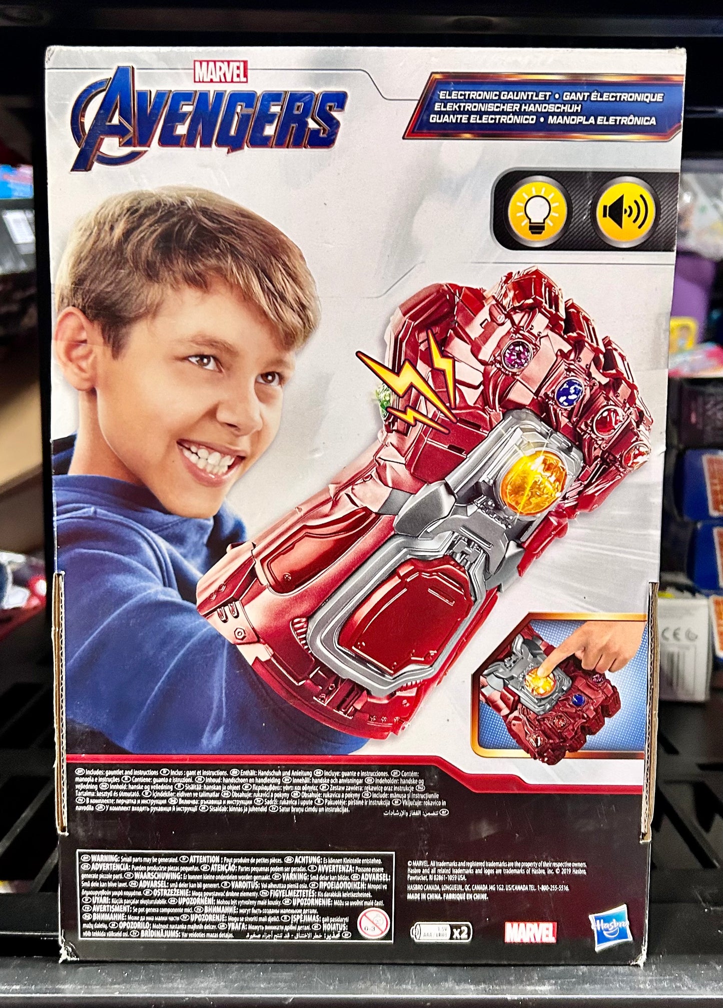 Marvel Avengers: Endgame Red Infinity Gauntlet Electronic Fist