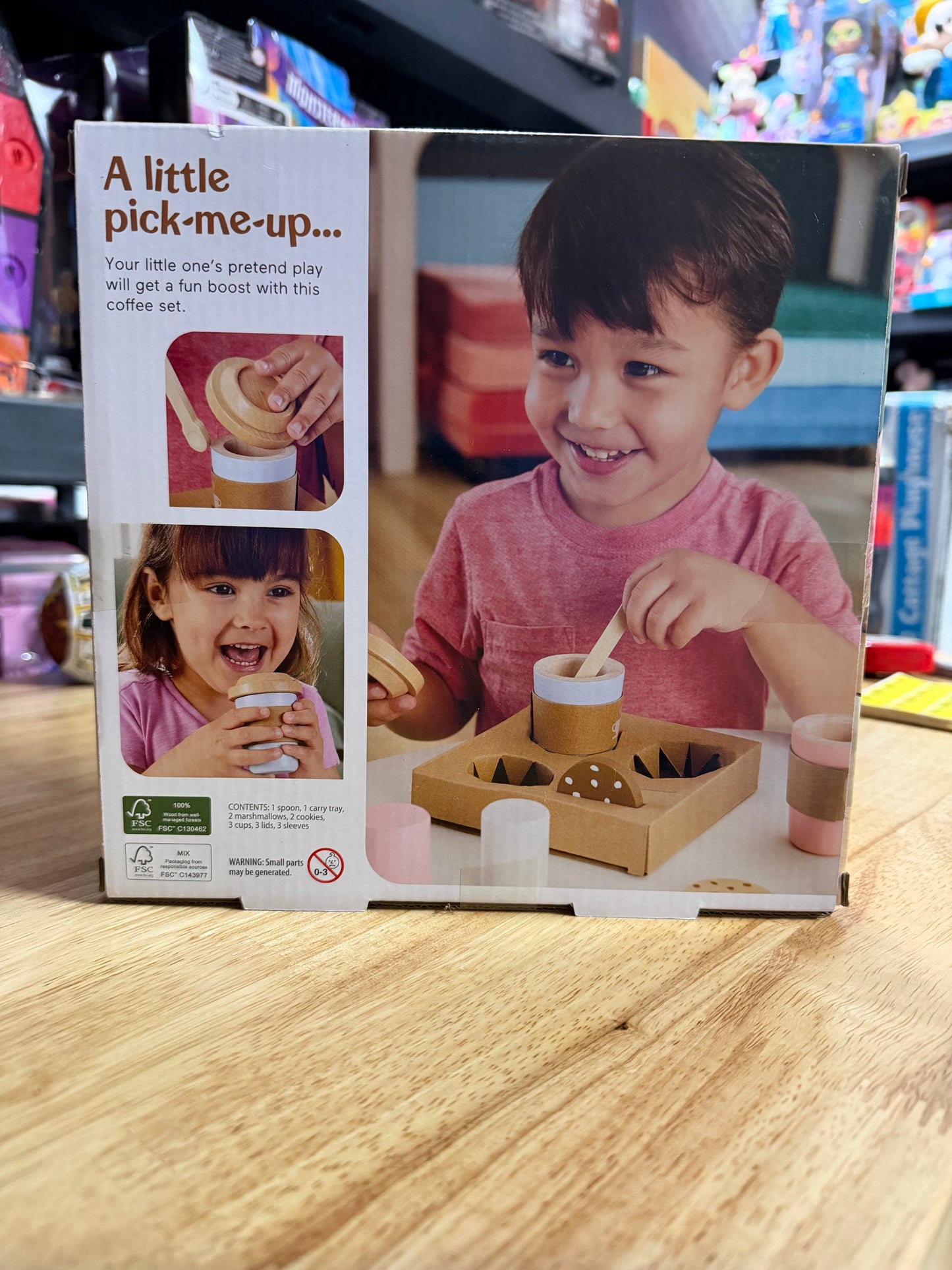 Fisher-Price 15-Piece Wooden Coffee to Go Set 238255