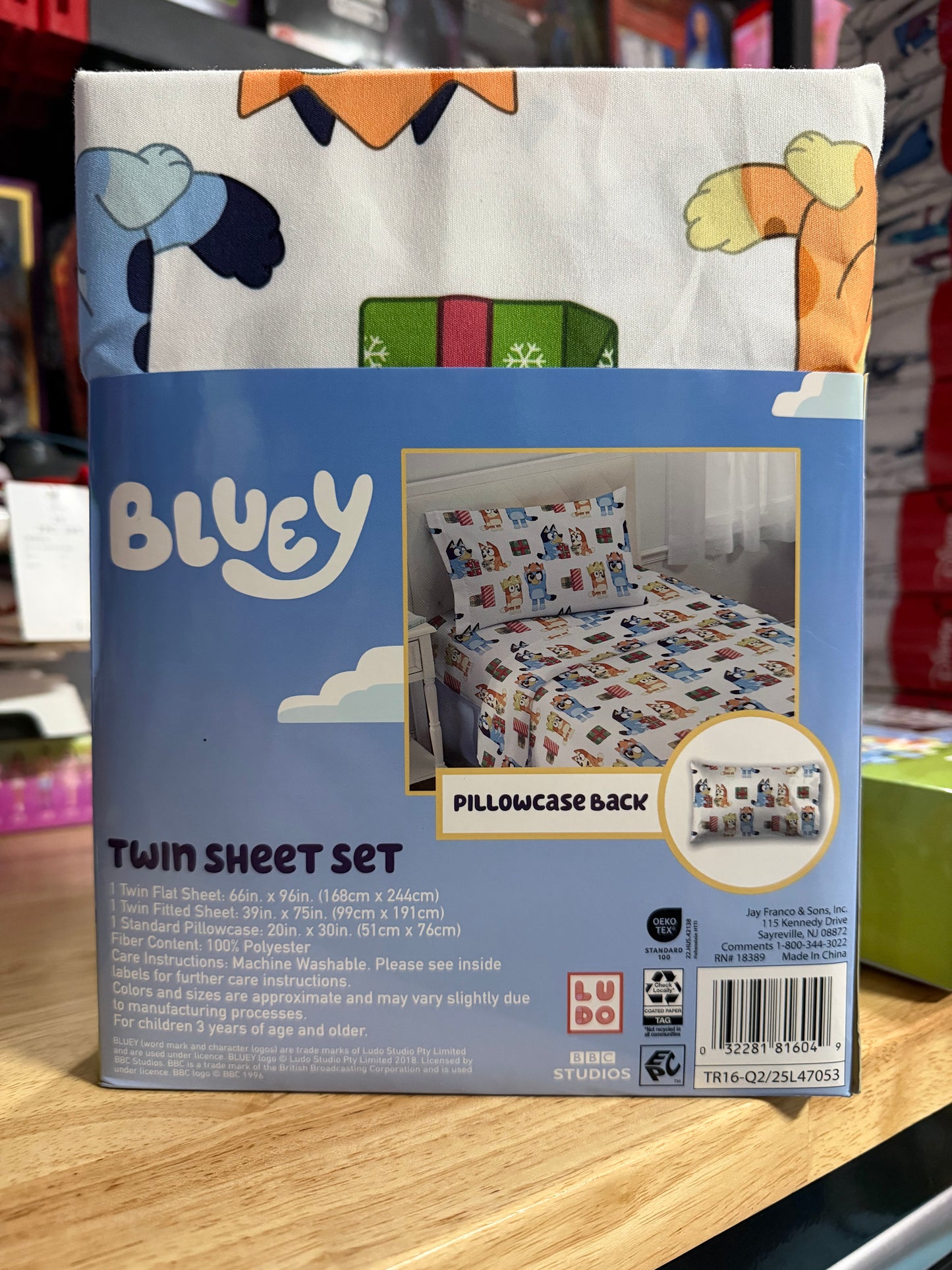 Bluey Super Soft 3-Piece Twin Sheet Set 816049