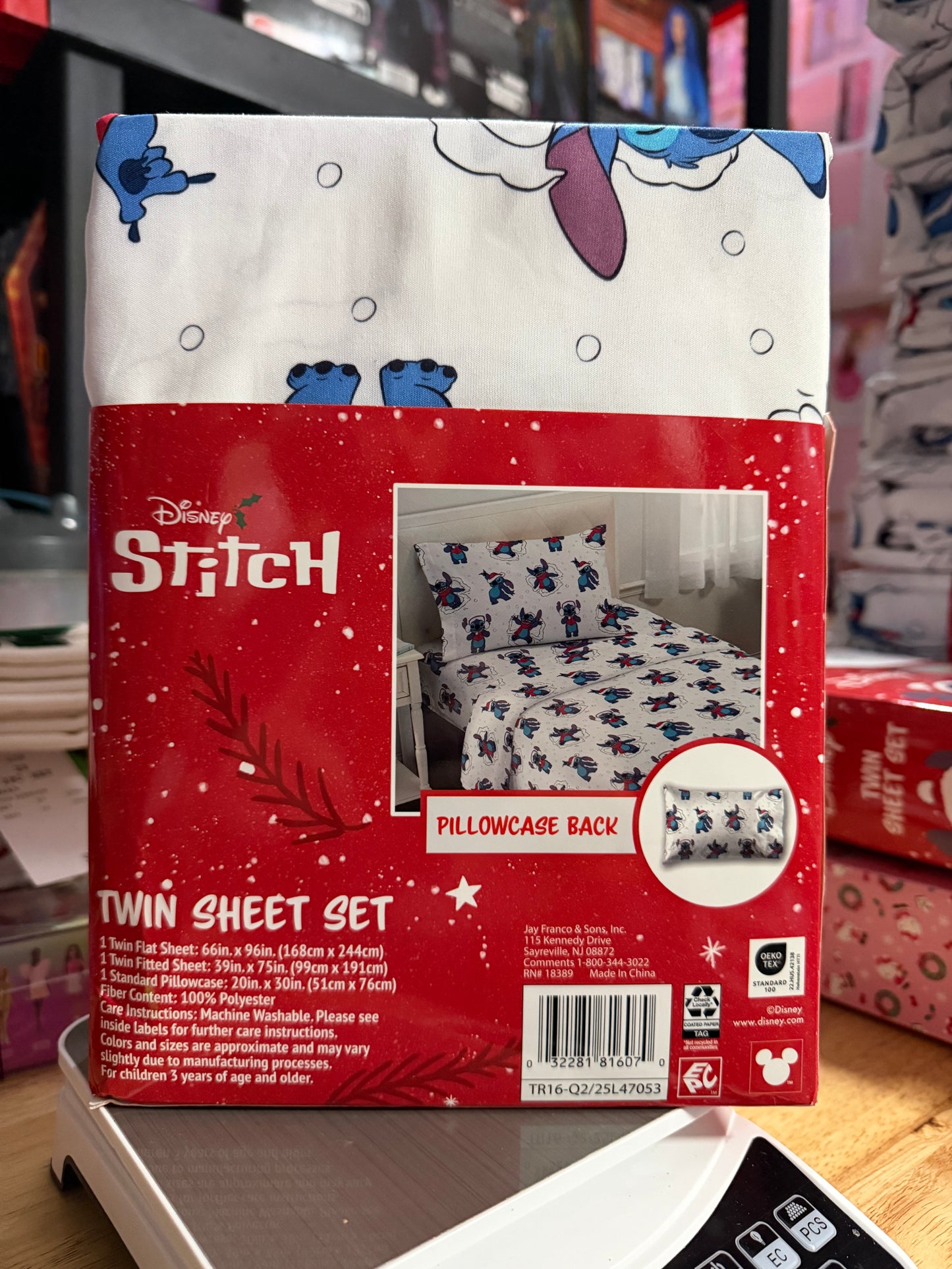 Disney Stitch Super Soft 3-Piece Twin Sheet Set 816070