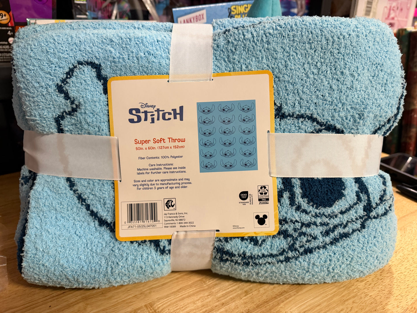 Disney Stitch Super Soft Throw 50”x60”Blanket 816100