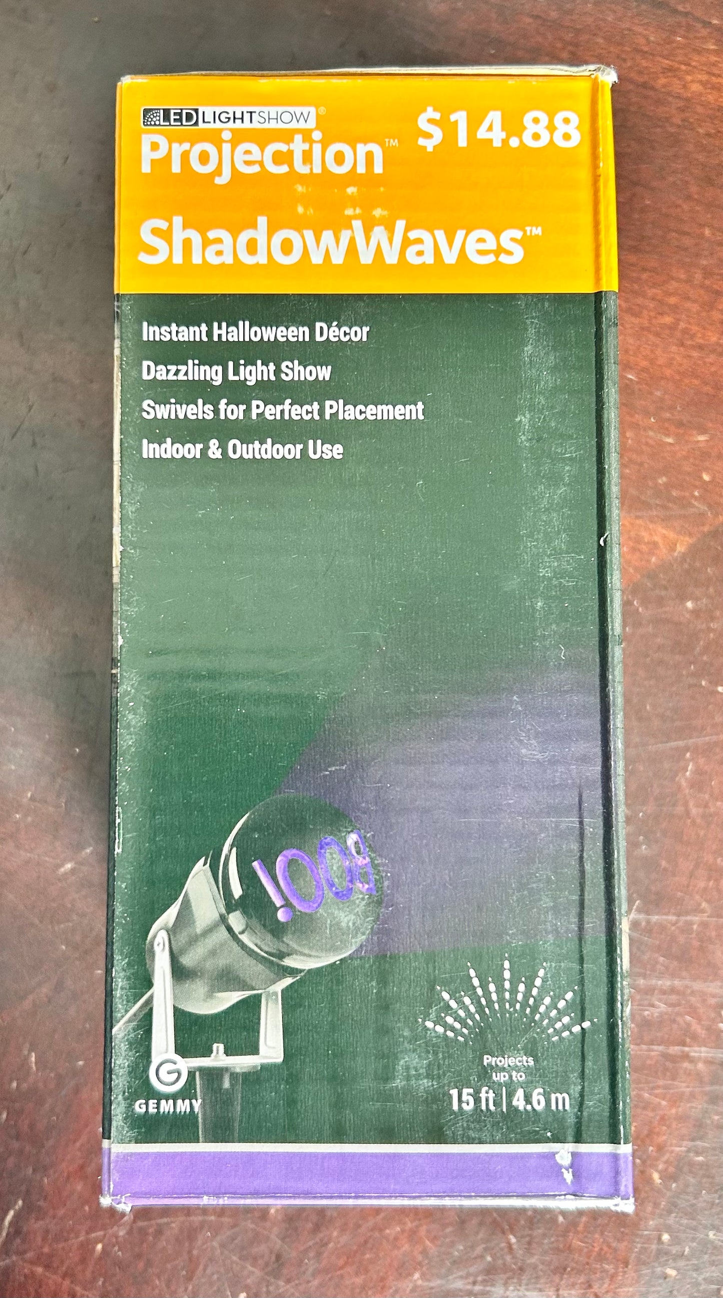 Lightshow Projection ShadowWaves Bat (Purple)