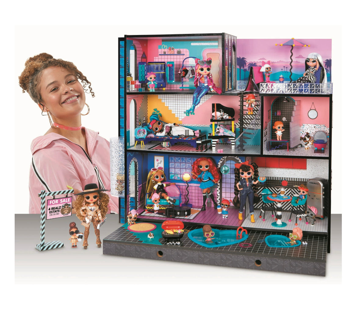 LOL Surprise OMG House Real Wood Dollhouse With 85+ Surprises