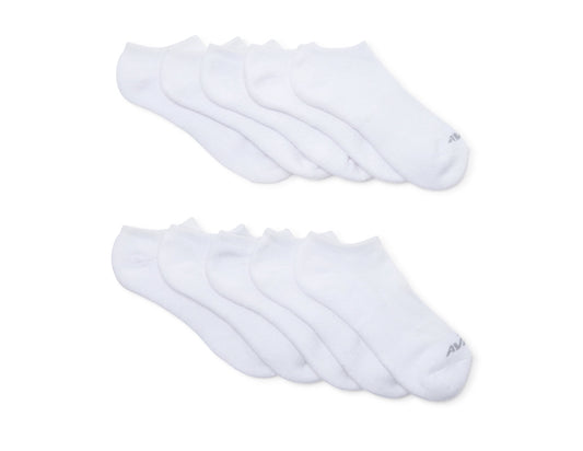 Avia Women's Performance Cushion No Show Socks, 10-Pack