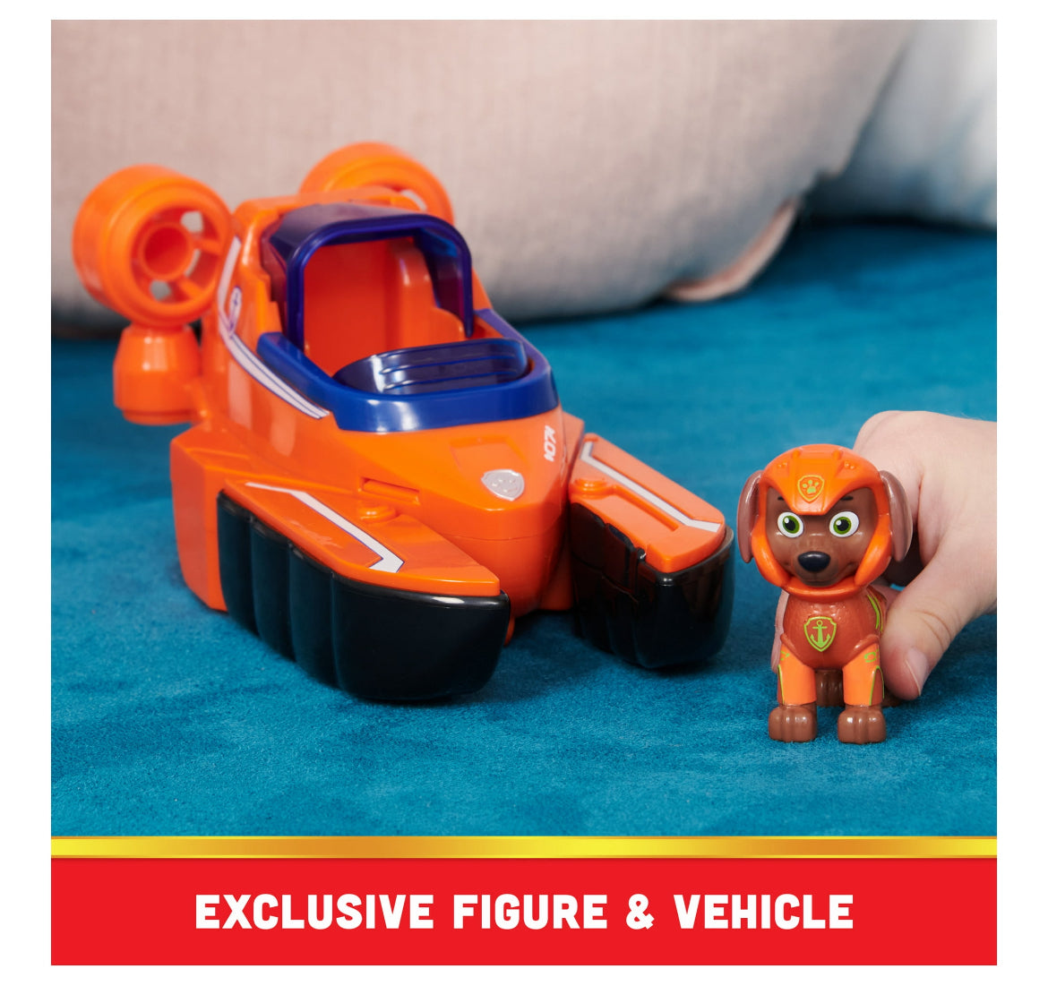 PAW Patrol Aqua Pups, Zuma Transforming Vehicle with Figure 44674
