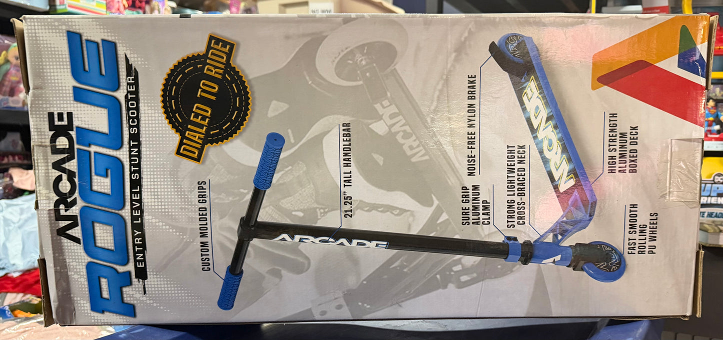 Arcade Rogue Entry Level Stunt Scooter Blue 883989