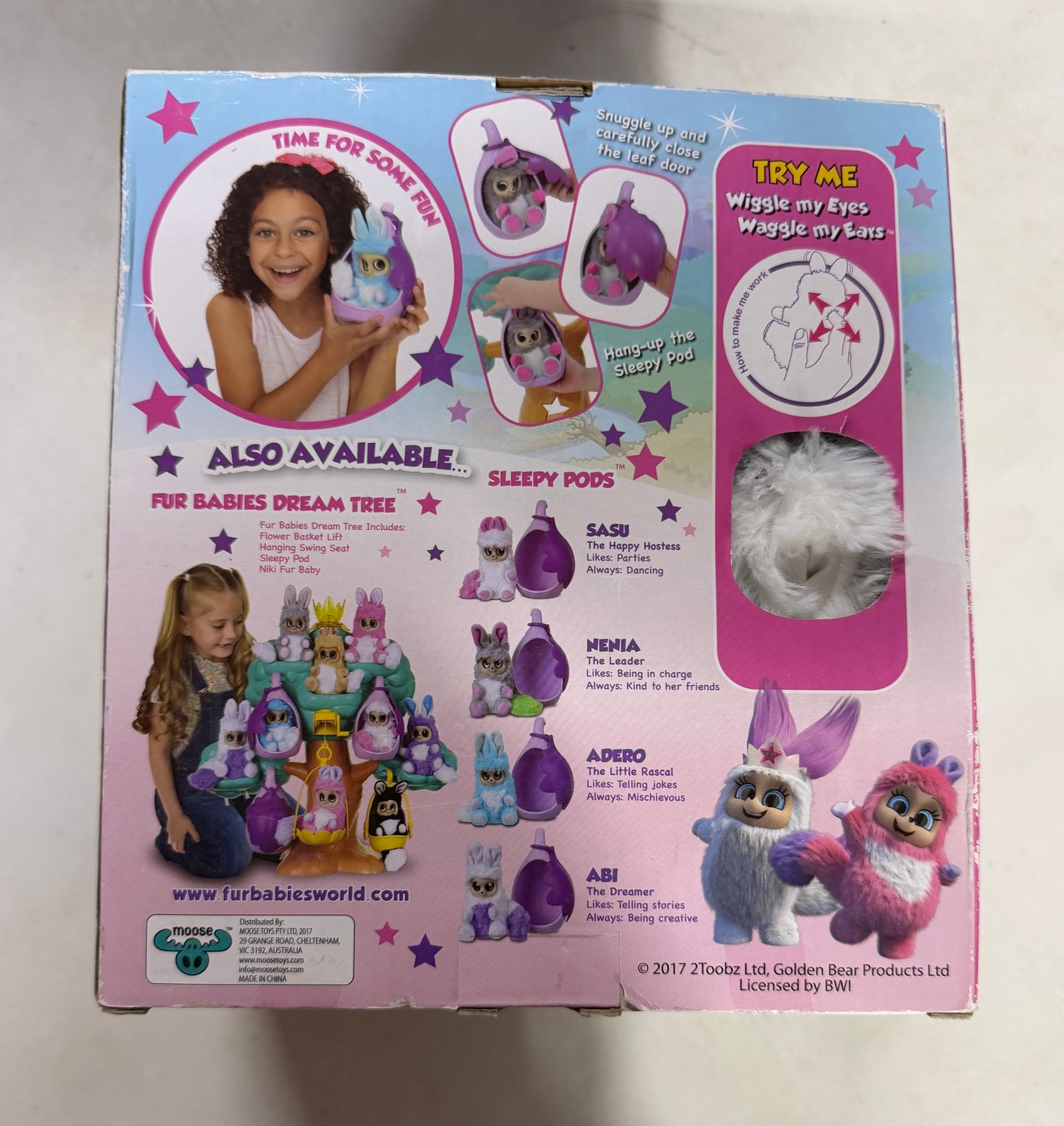 Fur Babies World Sleepy Pod + Dreamstar Fur Baby Abi 936139