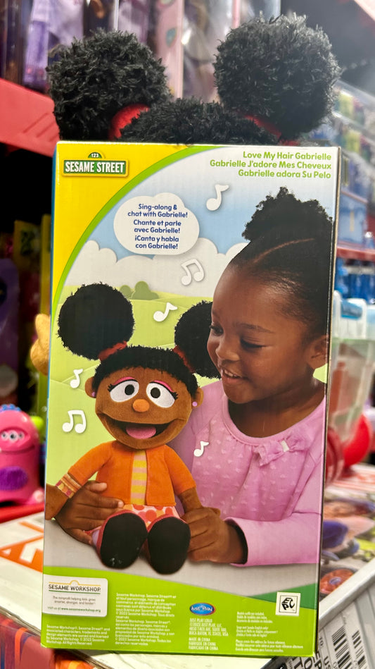 Sesame Street Love My Hair Gabrielle Plush 57662