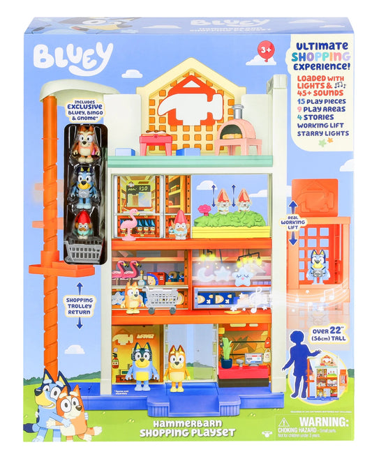 Bluey Hammerbarn Shopping Playset 17552