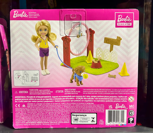 Barbie Chelsea Can Be Doll & Playset, Blonde Small Doll with Puppy 91872