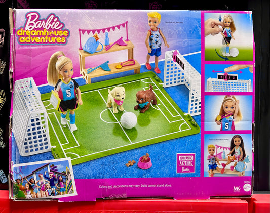 Barbie Dreamhouse Adventures 6” Chelsea Doll With Soccer Playset 79523