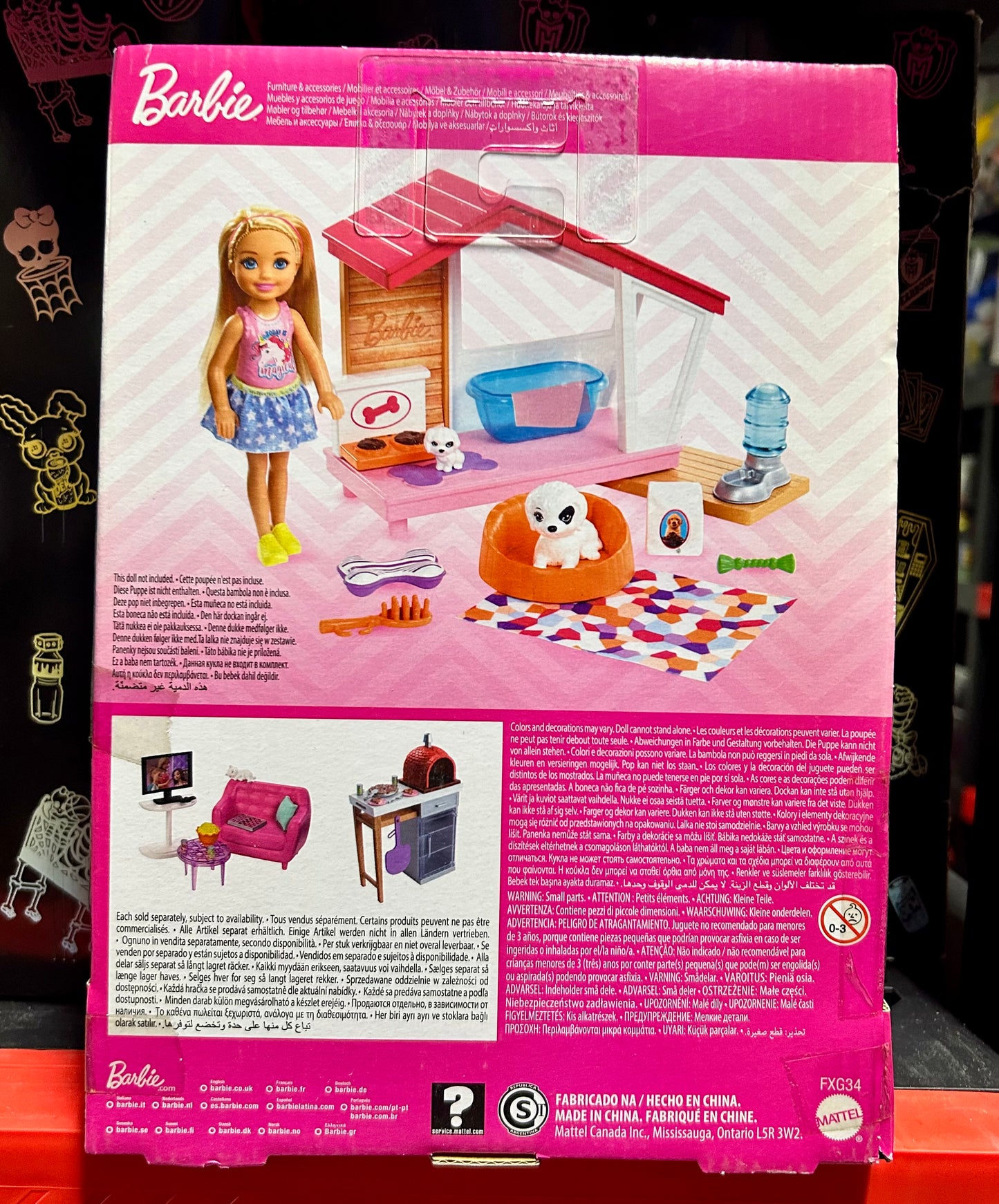 Barbie Estate Indoor Furniture Dog House 69059