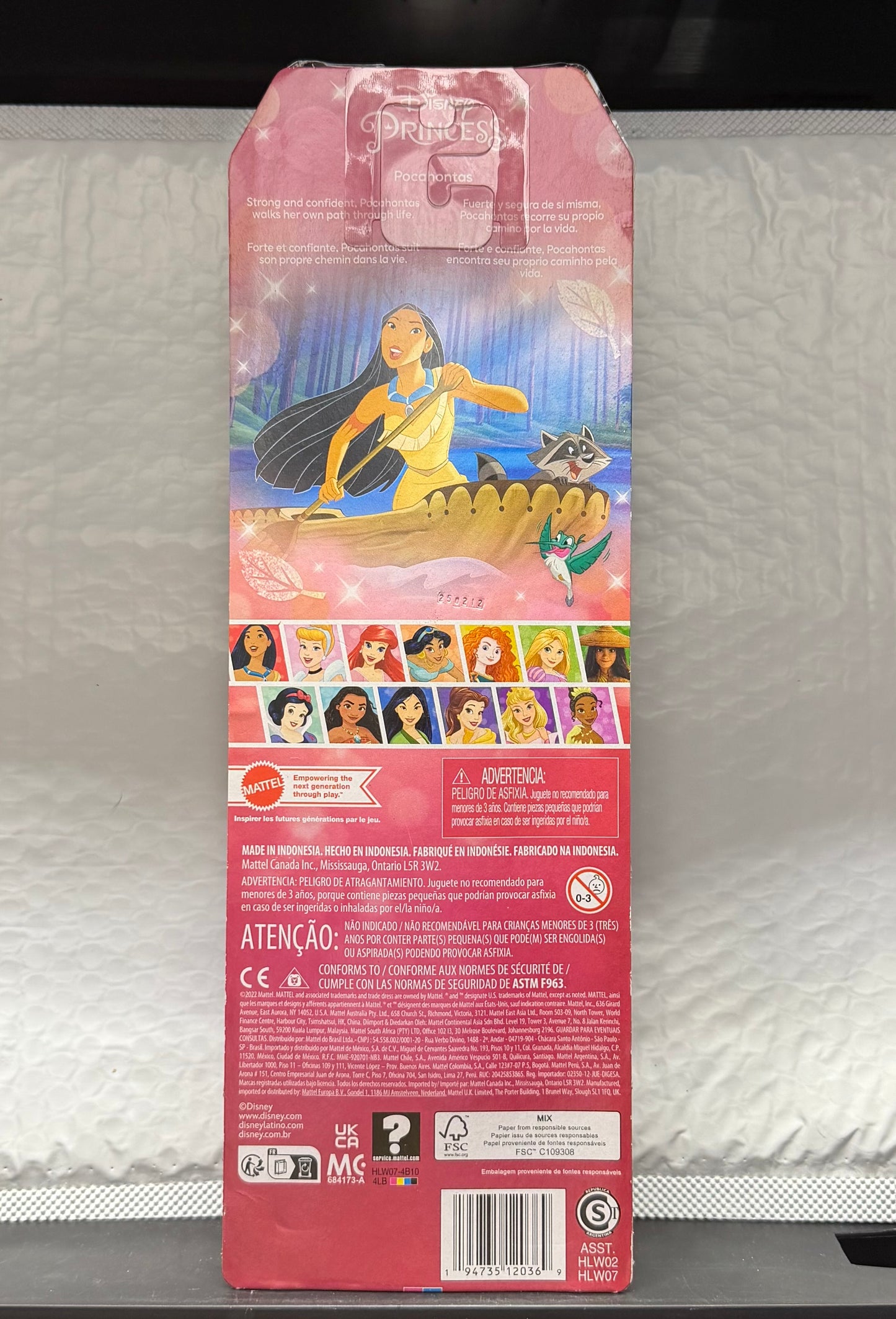 Disney Princess Pocahontas 11" Fashion Doll 12036