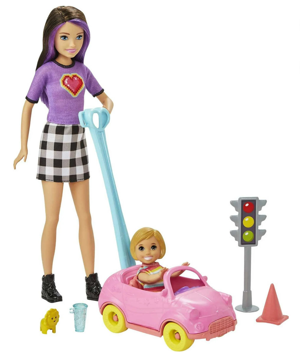 Barbie Skipper Babysitters Inc. Small Toddler Doll & Toy Car 90938