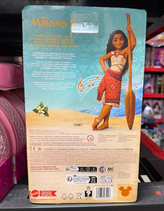 Disney Moana 2 Singing Adventure Moana Doll 26520