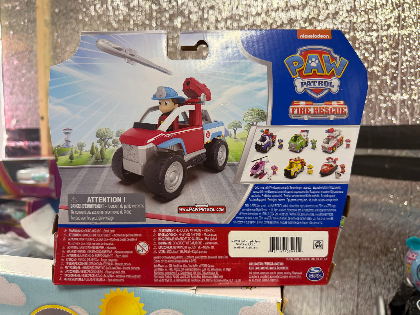 Paw Patrol Fire Rescue Ryder Rescue Fire ATV 07999