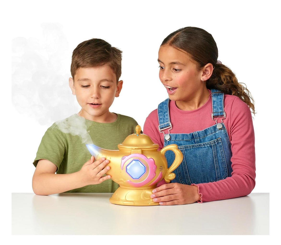 Magic Genie Lamp with Interactive 8" Pink Plush Toy and 60+ Sounds and Reactions 14834