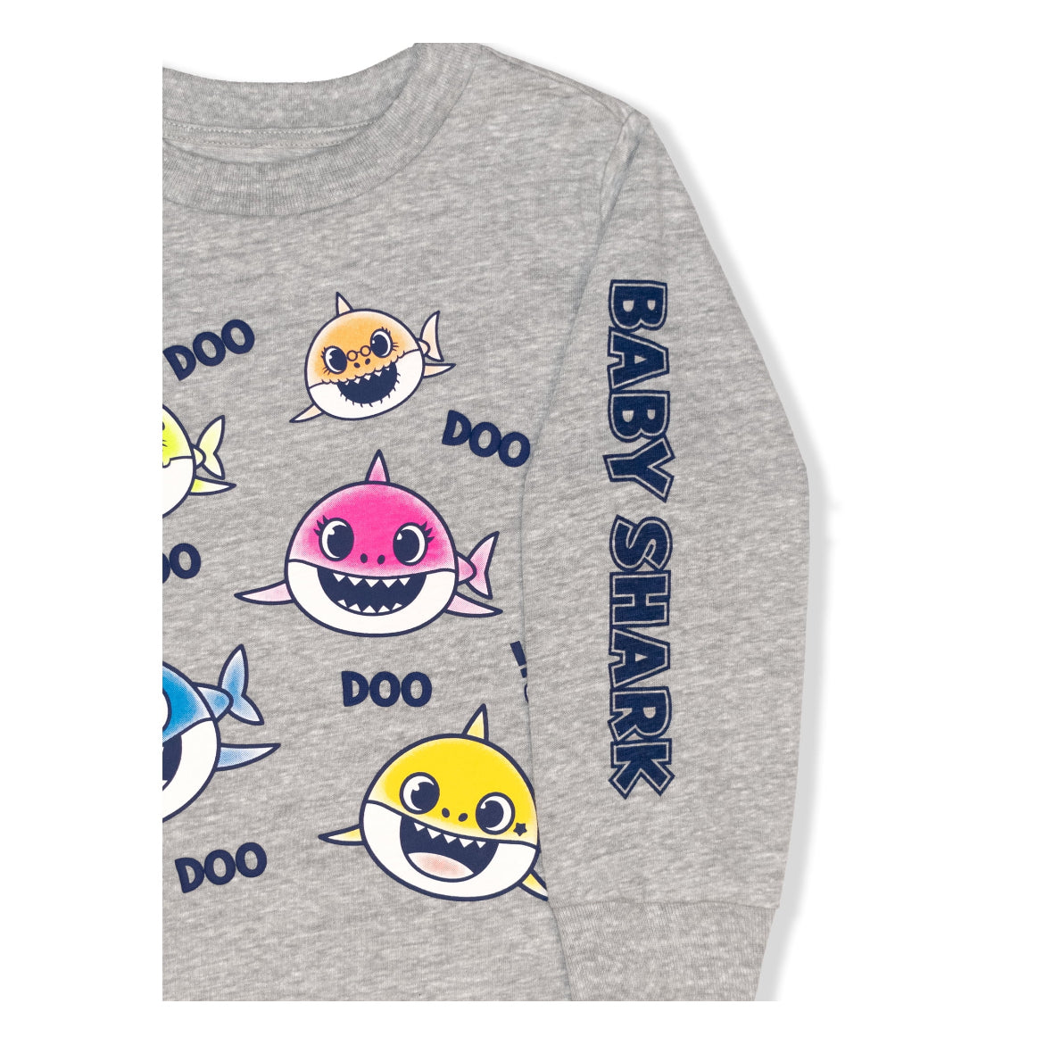 Baby Shark Toddler Boys Long Sleeve Tee