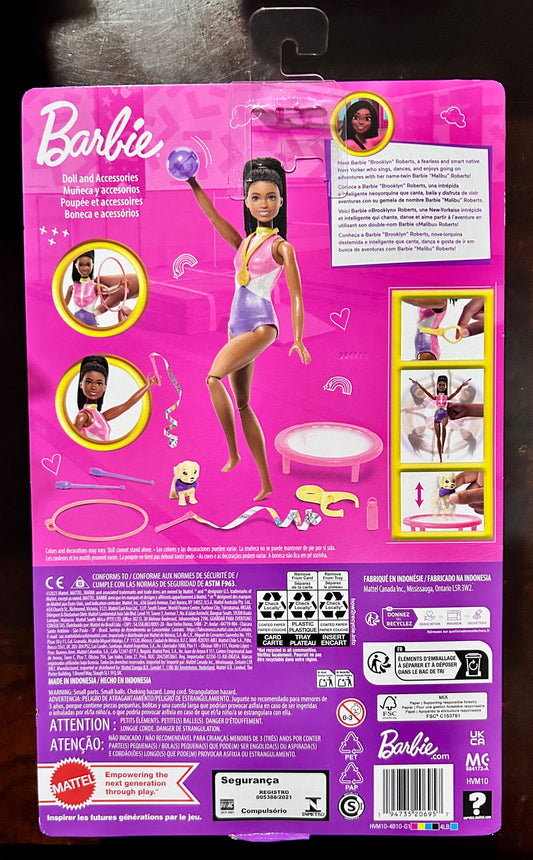 Barbie Brooklyn Gymnast Doll & Playset with Fashion Doll 20695