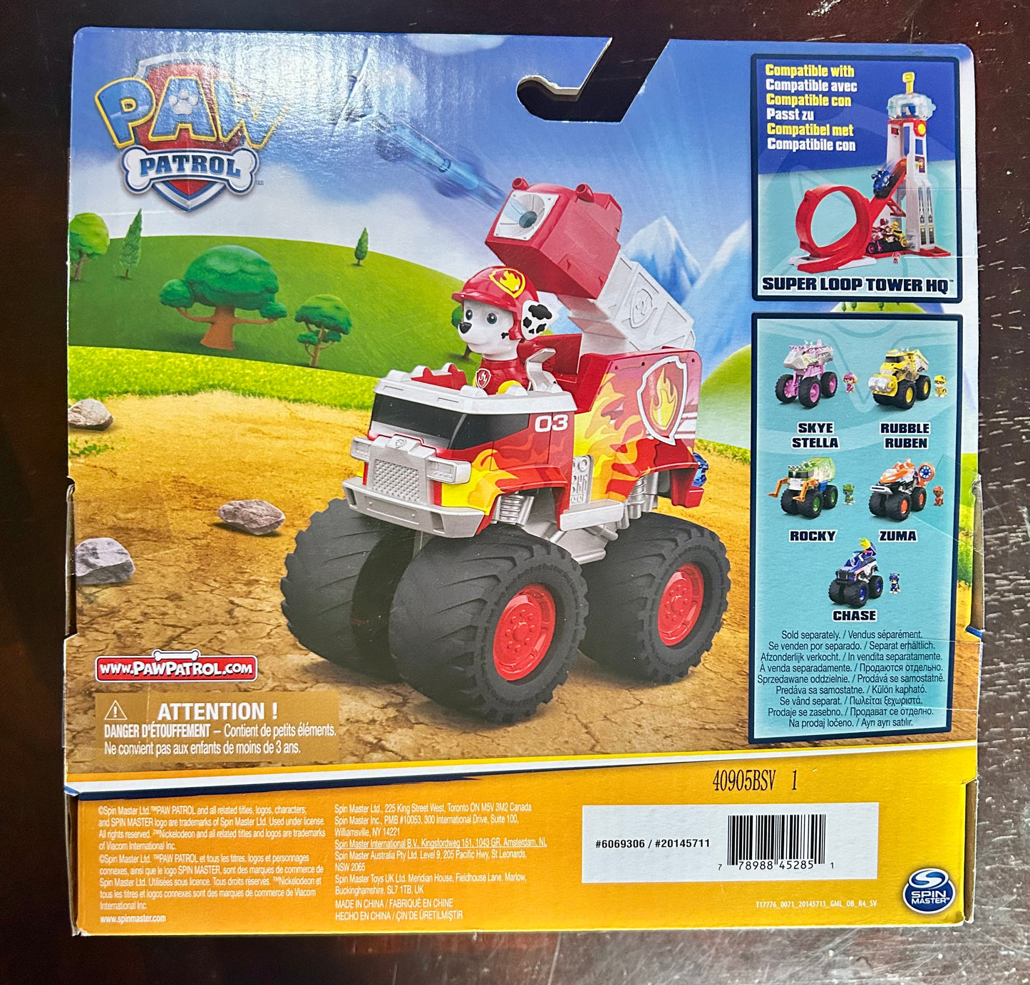 PAW Patrol: Rescue Wheels Marshall’s Firetruck with Action Figure 45285