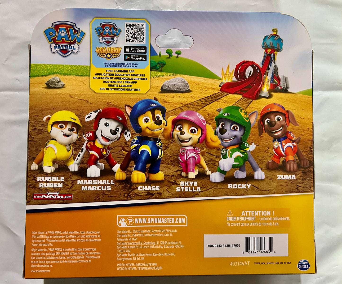 Paw Patrol Rescue Wheels 7 Action Figure Pack 02483