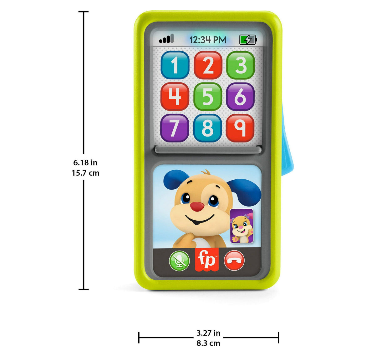 Fisher-Price Laugh & Learn 2-in-1 Slide to Learn Smartphone 12276