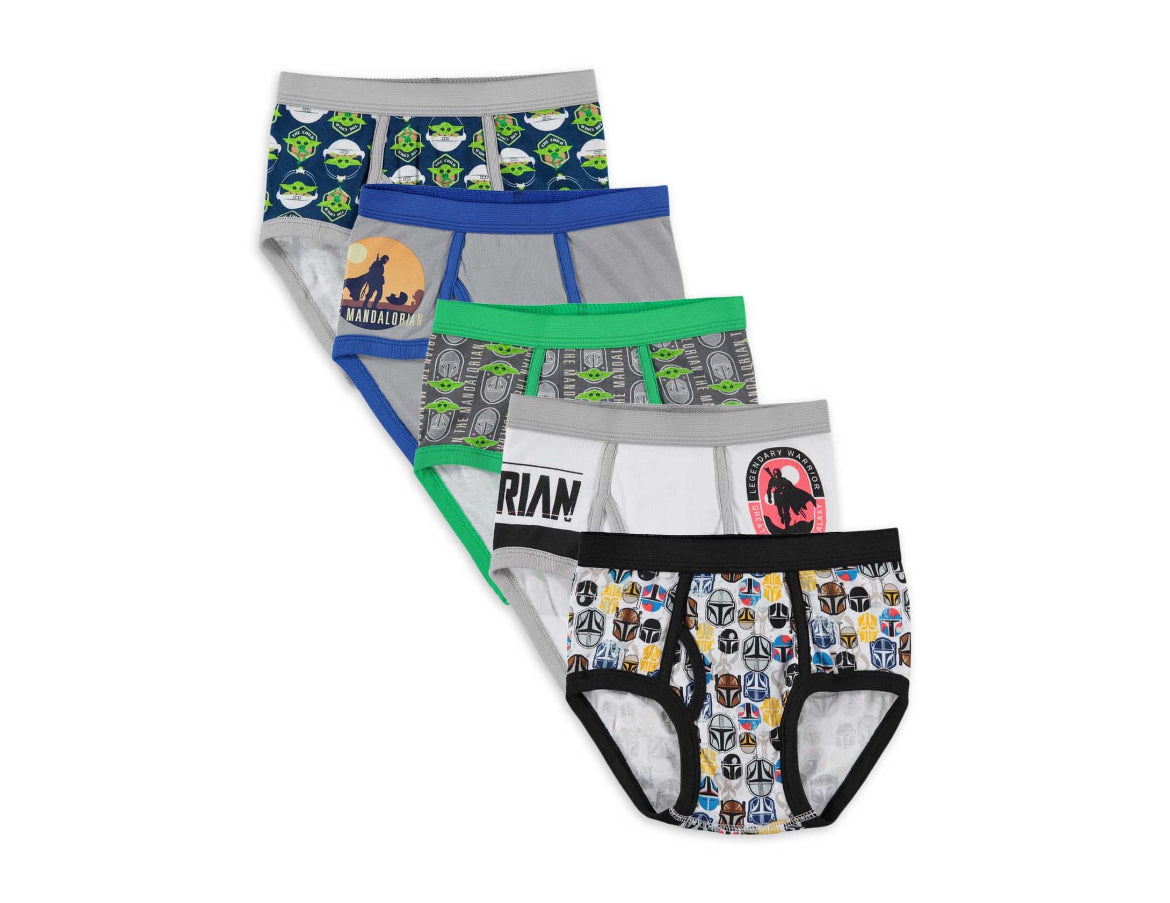 Star Wars Boys The Mandalorian Briefs, 5-Pack