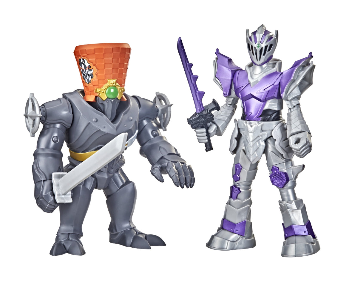 Power Rangers Dino Fury Battle Attackers 2-Pack Void Knight vs. Snageye 870318