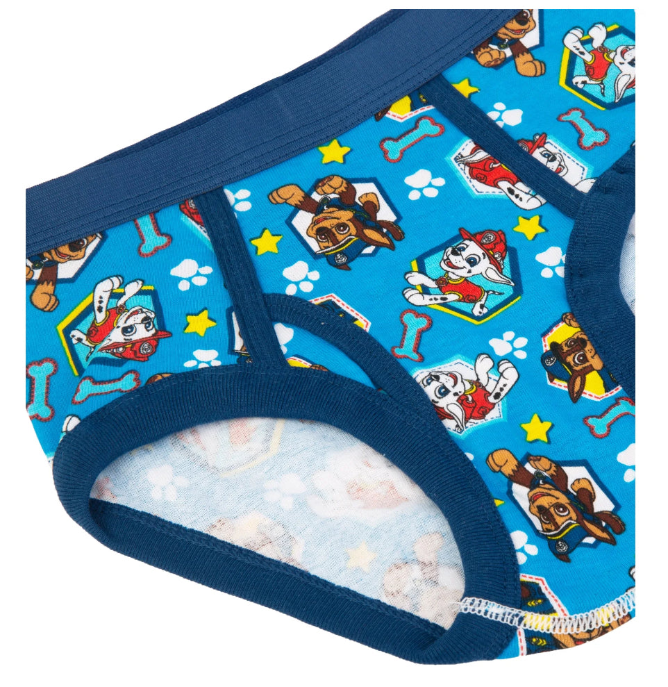 Paw Patrol Boys Cotton Brief Character Underwear, 5-Pack