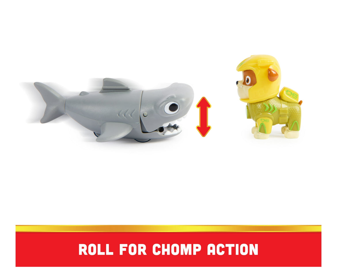 PAW Patrol, Aqua Pups Rubble and Hammerhead Action Figures Set 44679