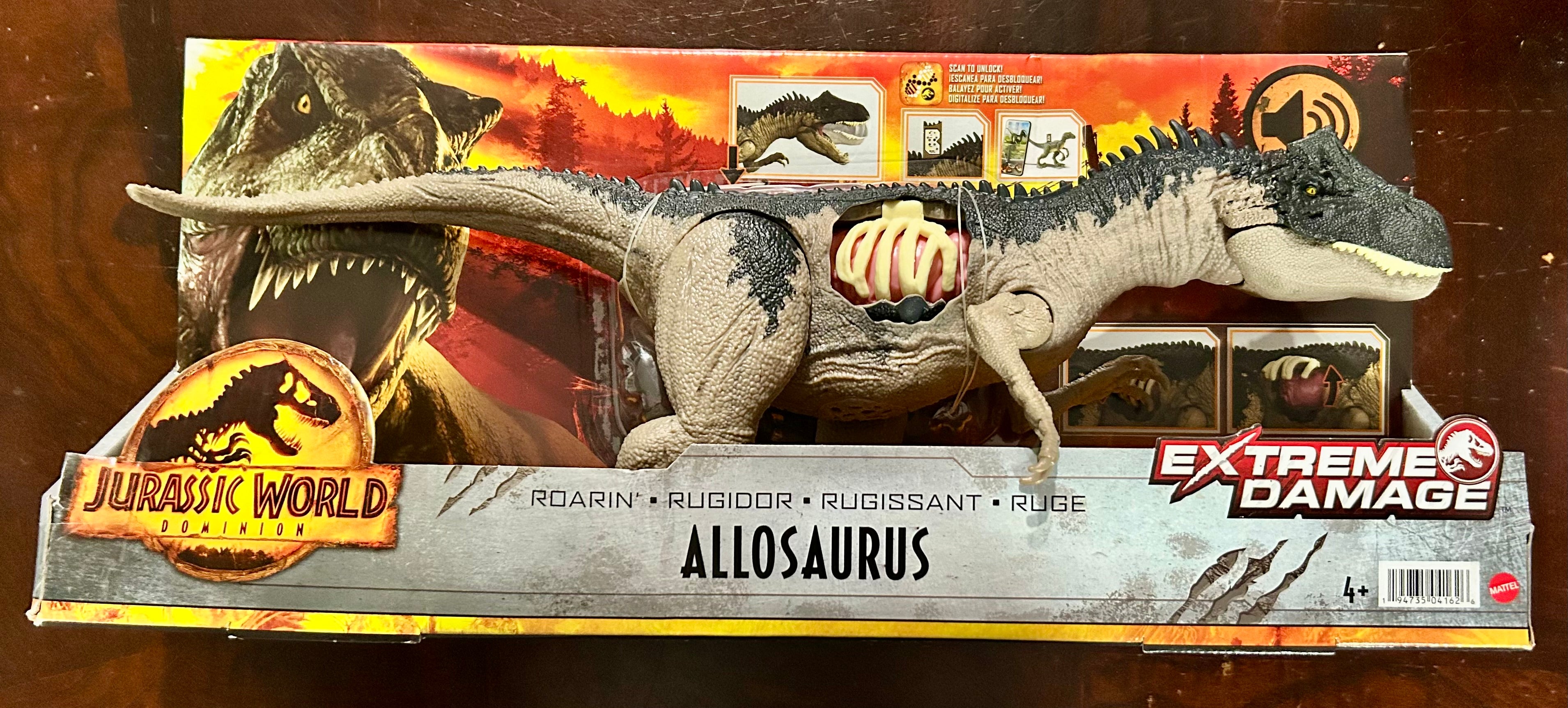 Allosaurus Mattel Articulé Figurine Articulée Allosaurus - Jurassic Allosaurus Mattel Articulé Figurine Articulée Allosaurus - Jurassic