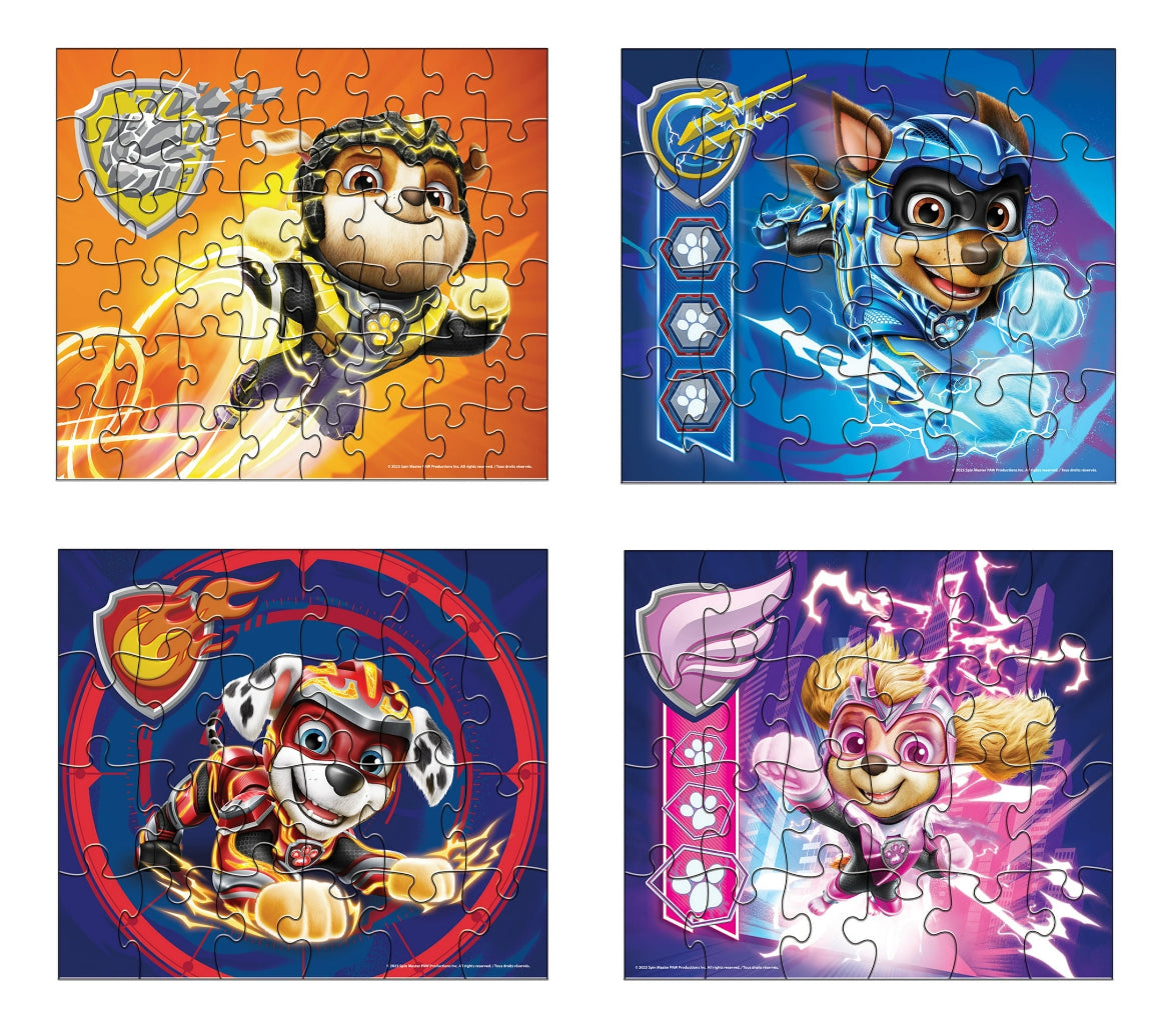 PAW Patrol: The Mighty Movie, 8 Jigsaw Puzzle Bundle in Storage Box 50451