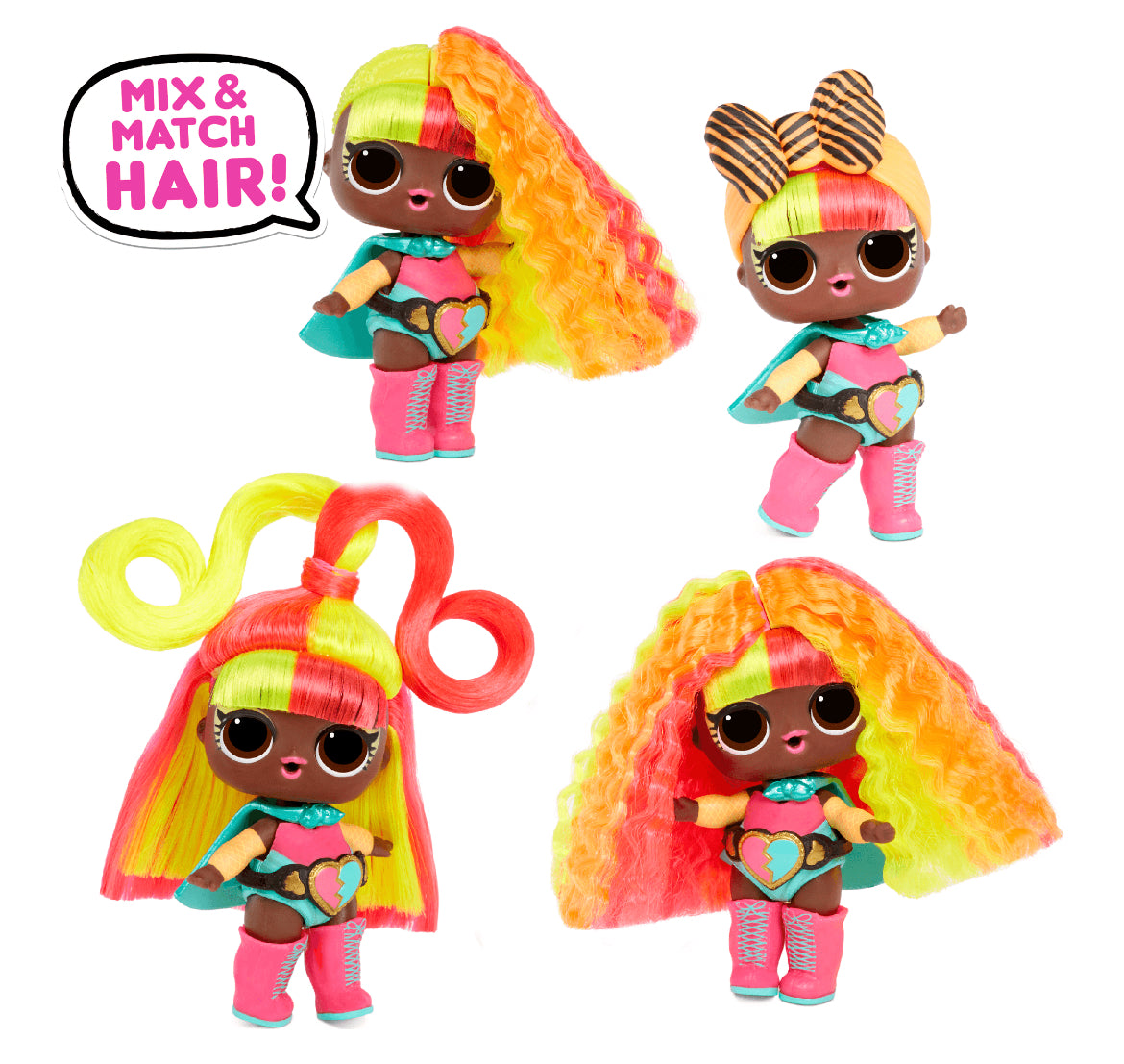 LOL Surprise Hairvibes Dolls With 15 Surprises Including Exclusive Doll 56475