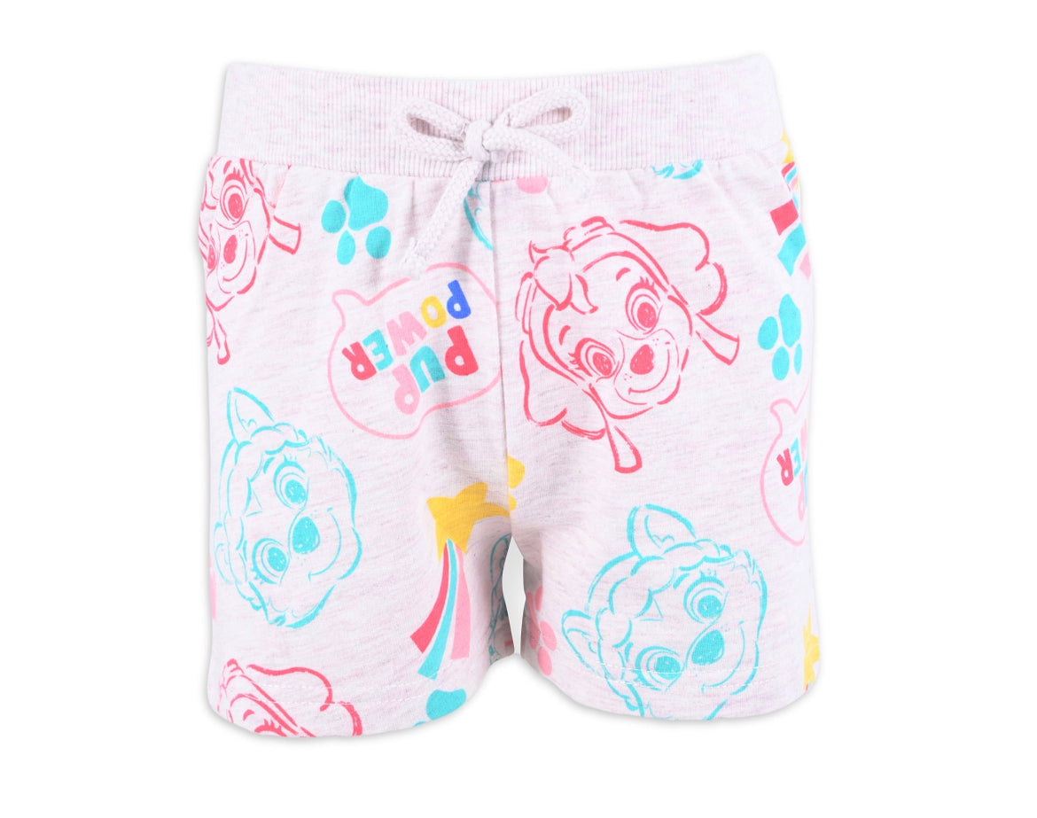 Paw Patrol Baby and Toddler Girls Tee and Shorts Set, 2-Piece