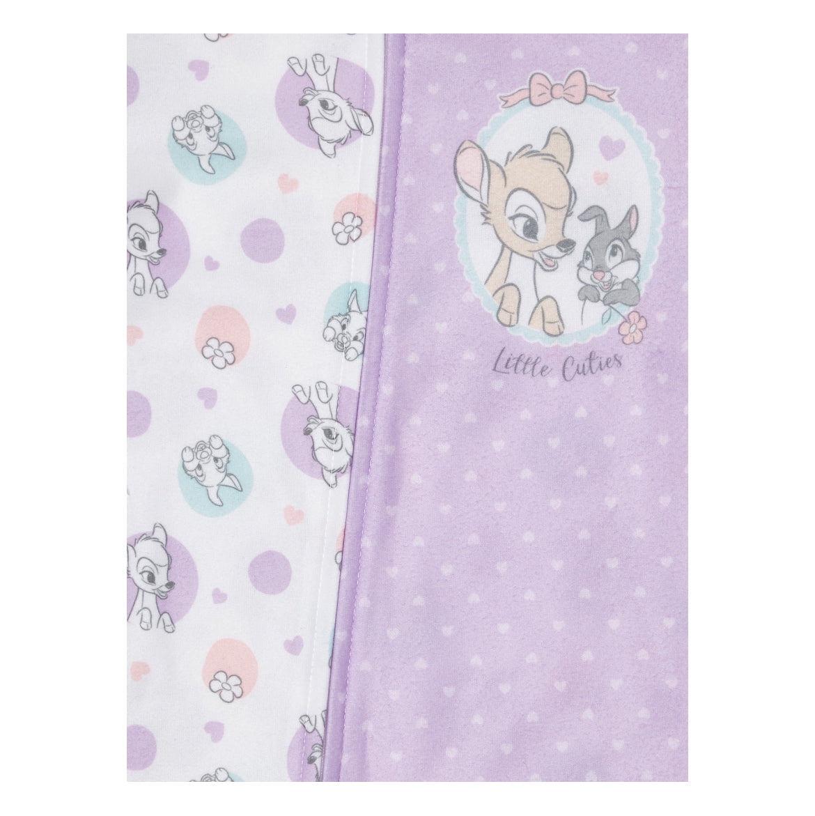 Bambi Baby Girl Microfleece Blanket Sleeper Pajamas