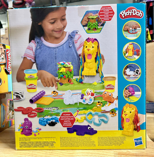 Play-Doh Growin' Mane Lion and Friends Animal-Themed Playset 121806