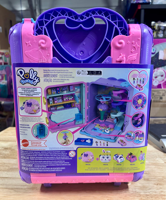 Polly Pocket Dolls Pollyville Resort Roll Away Playset 10906