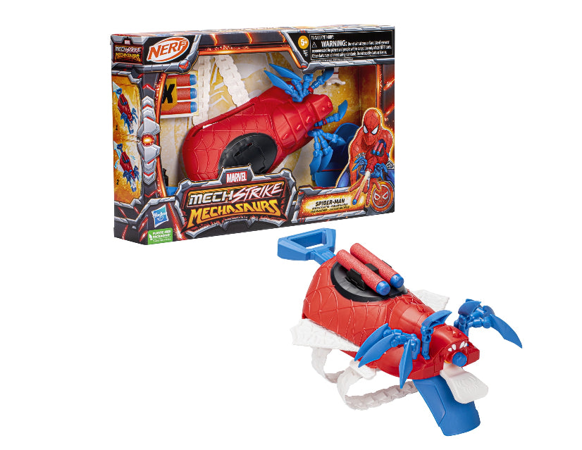 Marvel: Mech Strike Mechasaurs Spider-Man Arachno Nerf Toy Blaster 20648